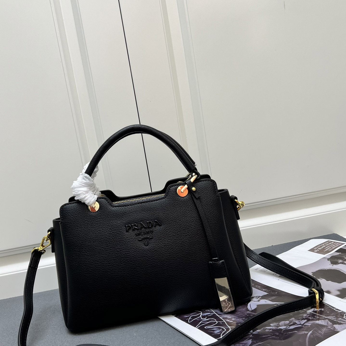 Pra*a top handle bags